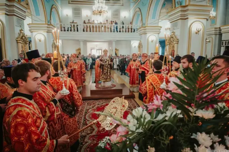 Митрополит Иосиф совершил первое богослужение на Симбирской земле