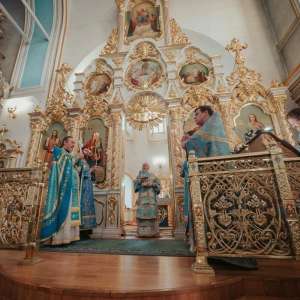 22 ноября в Спасо-Вознесенском кафедральном соборе Ульяновска совершено празднование иконе Божией Матери «Скоропослушница»