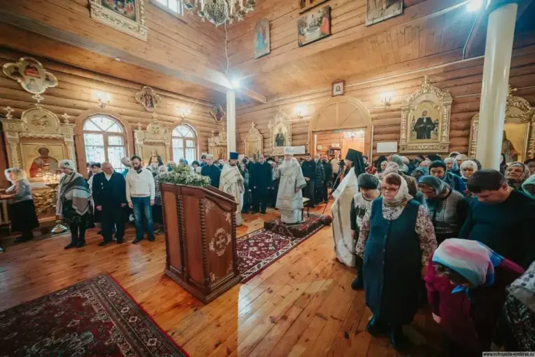 16 февраля, в Неделю о блудном сыне, митрополит Симбирский и Новсоспасский Иосиф совершил Литургию в храме в честь святых бессребренников Космы и Дамиана