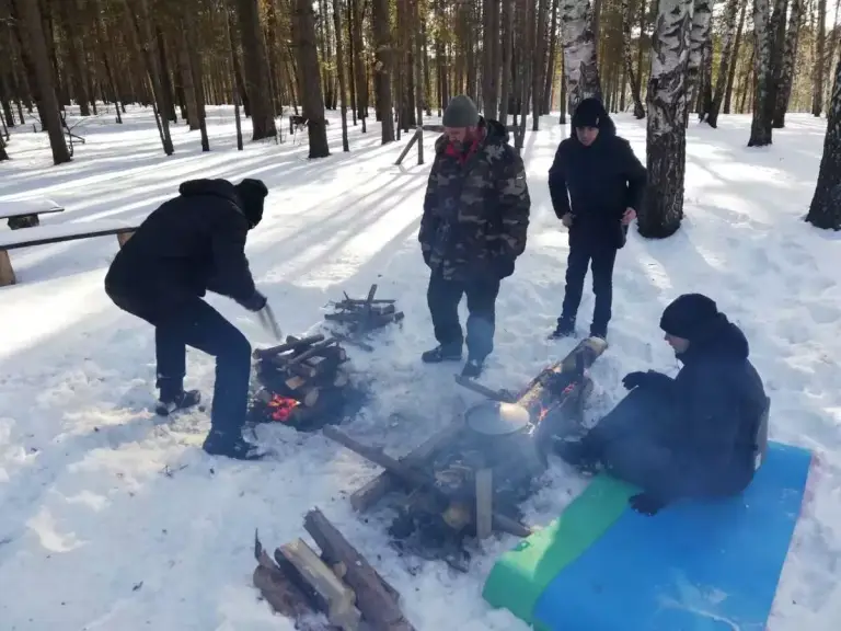 Воспитанники старшей группы Духовно-патриотического центра «Возрождение» провели очередной полевой выход
