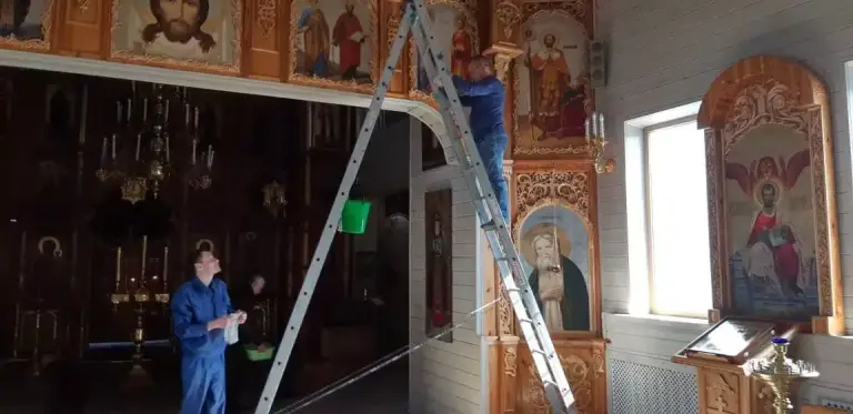 В Благовещенском храме города Ульяновска приняты все необходимые меры по недопущению распространения коронавирусной инфекции