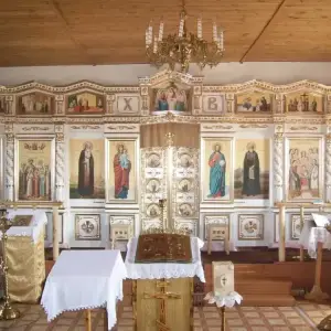 Иконостас храма в с. Берёзовке