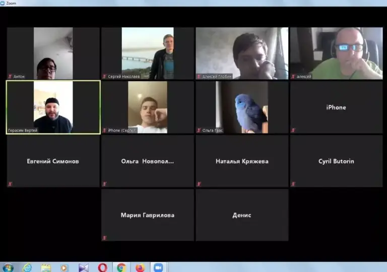 Состоялась онлайн- конференция с участием православной молодежи Симбирской и Самарской епархий