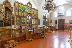 Божественная литургия в храме в честь Рождества Христова г. Ульяновска
