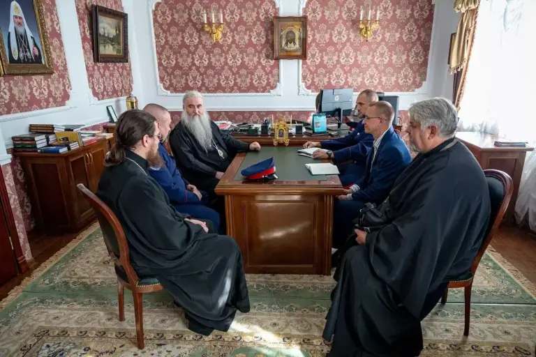 В Епархиальном управлении обсудили направления взаимодействия с казачеством