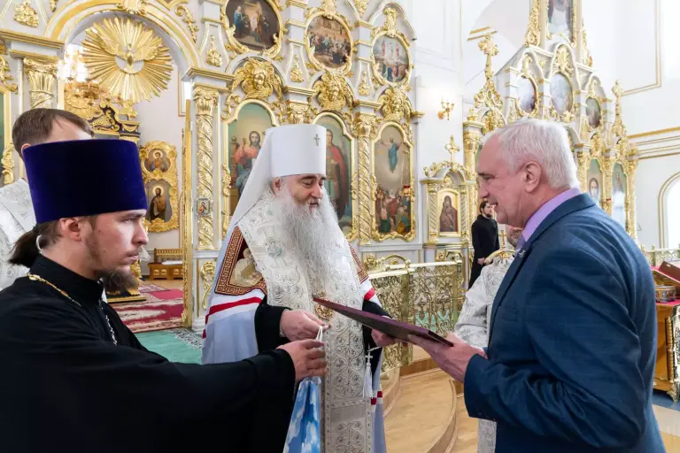В Татьянин день Митрополит Лонгин совершил молебен для студентов и преподавателей вузов Ульяновска