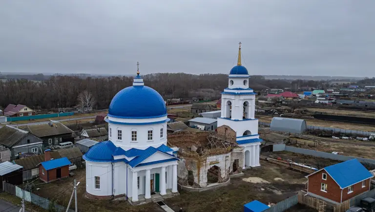 Храм в честь Казанской иконы Божией Матери с. Елшанка