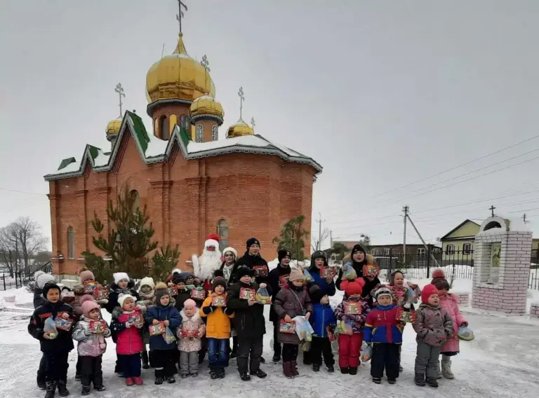 Рождество отметили в воскресной школе «Добрые зернышки» села Полдомасово