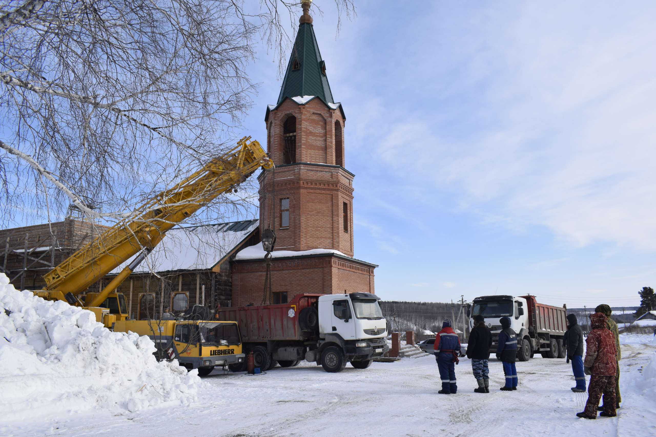 В родовом поместье писателя С.Т. Аксакова освятили купола и кресты  Троицкого храма | 26.02.2021 | Ульяновск - БезФормата