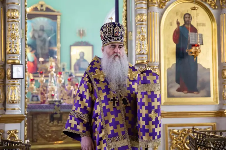 Литургия Преждеосвященных Даров в Воскресенско-Германовском храме Ульяновска