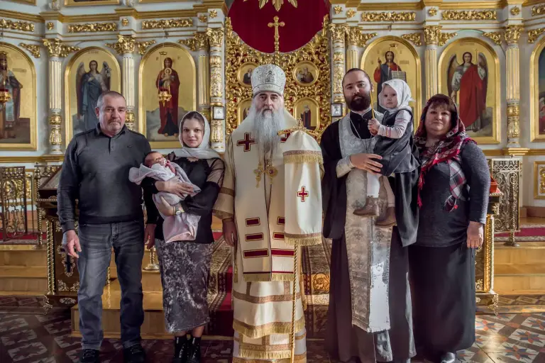 Крещение в Воскресенско-Германовском храме Ульяновска