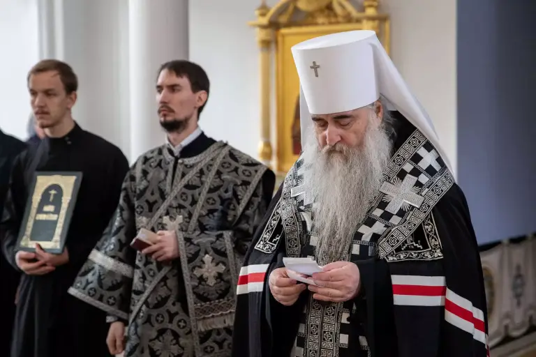 Уставное богослужение в Спасо-Вознесенском кафедральном соборе Ульяновска