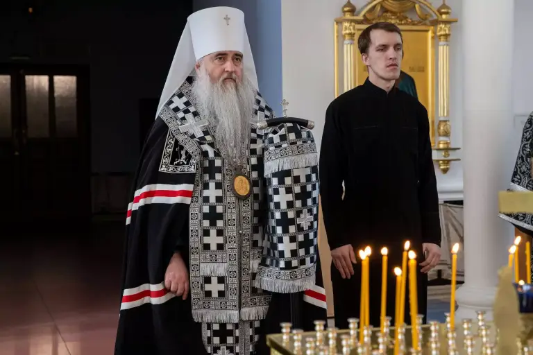 Уставное богослужение в Спасо-Вознесенском кафедральном соборе Ульяновска
