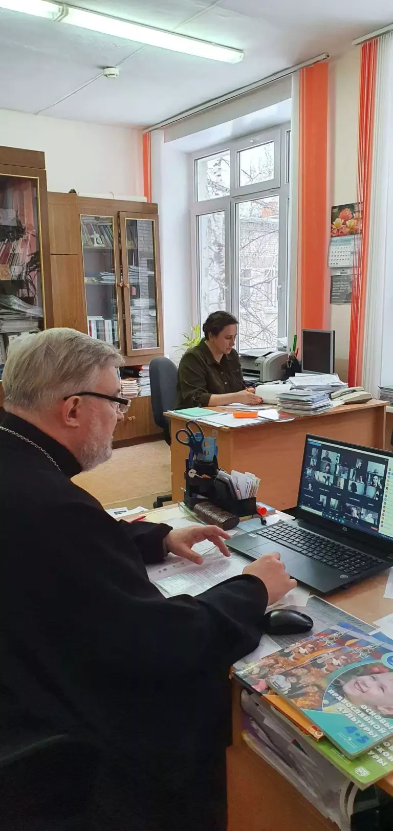 Священник провел онлайн-беседу на тему выбора модуля  «Основы Православной культуры»
