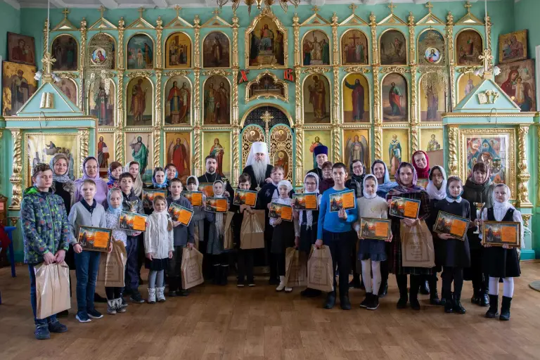 В Симбирской епархии завершился тур VI Олимпиады воскресных школ по Закону Божию и церковнославянскому языку. Видео