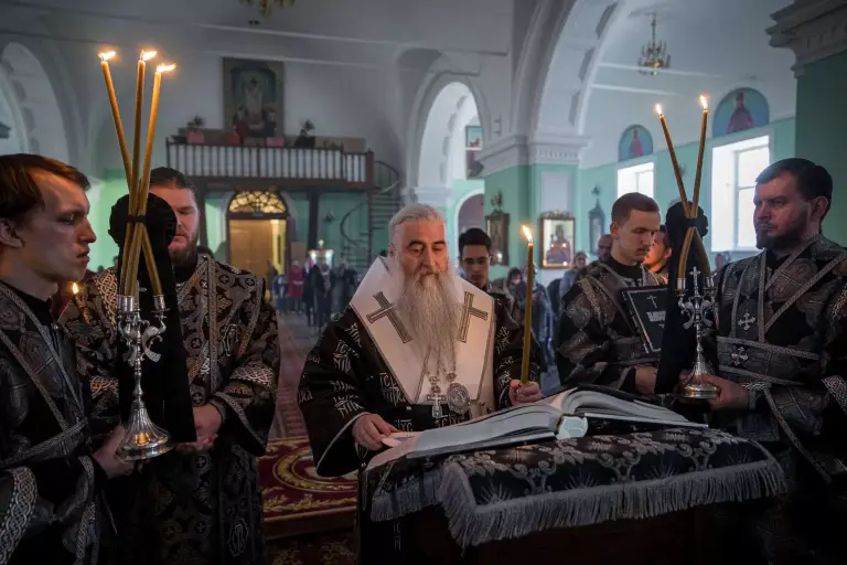 Пассия в Воскресенско-Германовском храме Ульяновска