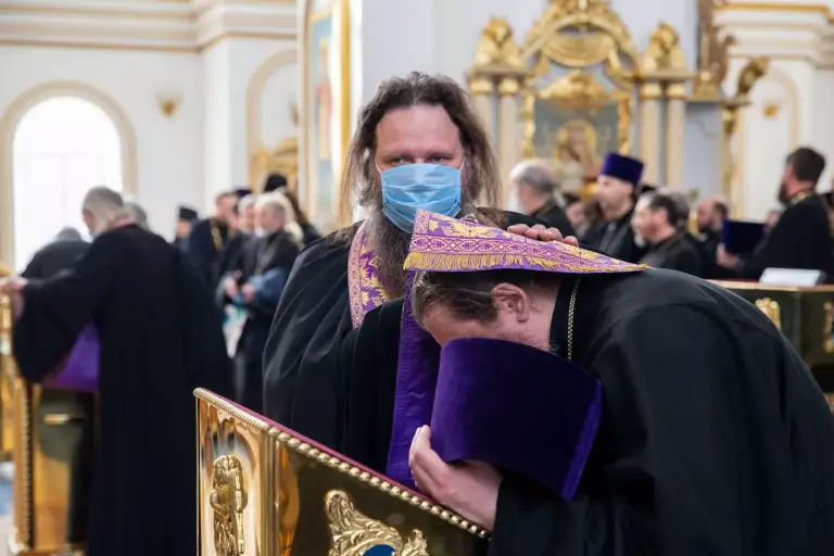 В Спасо-Вознесенском кафедральном соборе состоялась общая Исповедь духовенства Симбирской епархии