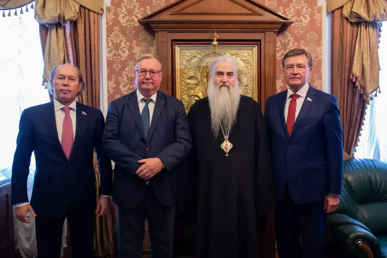 Митрополит Лонгин встретился с Сергеем Степашиным