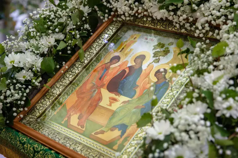 Праздник Троицы в селе Троицкий Сунгур. Видео