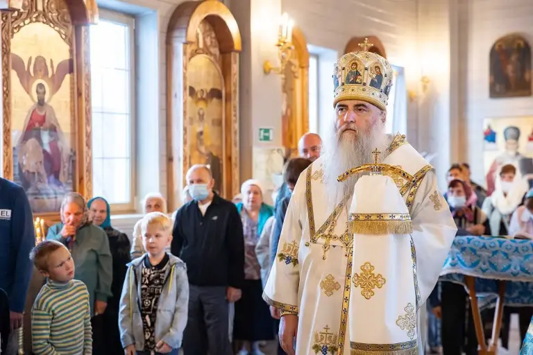 Всенощное бдение в храме в честь Благовещения Пресвятой Богородицы г. Ульяновска
