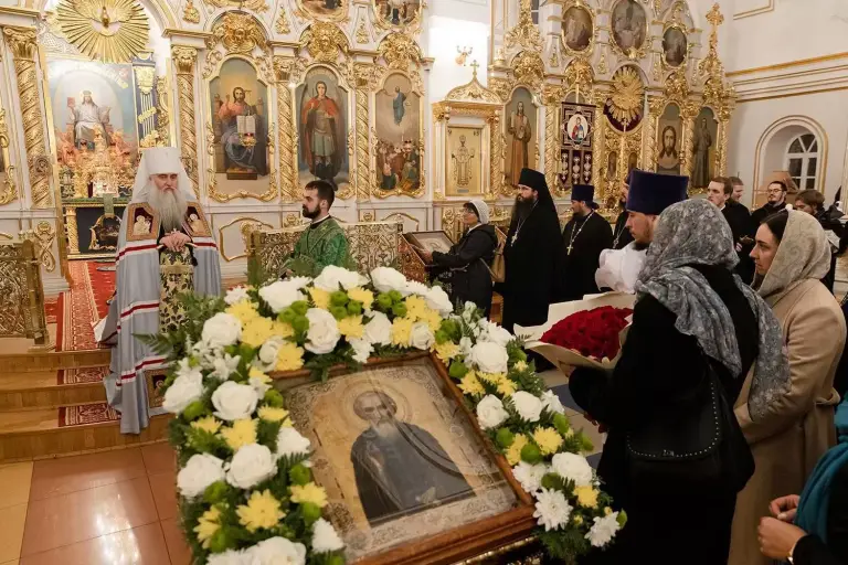 Всенощное бдение в Спасо-Вознесенском кафедральном соборе Ульяновска