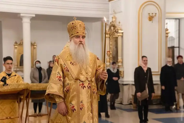 Всенощное бдение в Спасо-Вознесенском кафедральном соборе Ульяновска