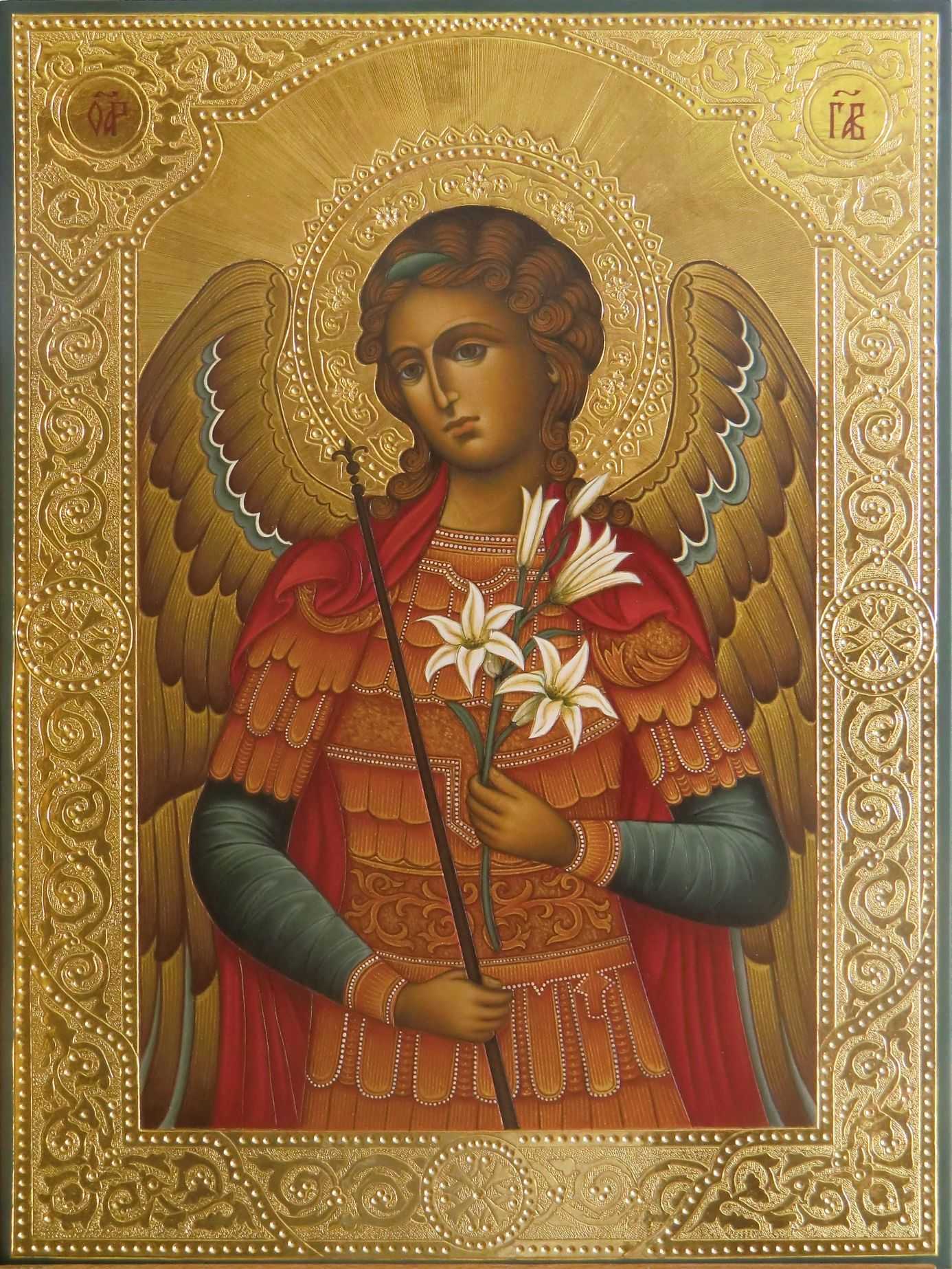 Иконы святых архангелов. Икона Архангела Михаила и Архангела Гавриила.