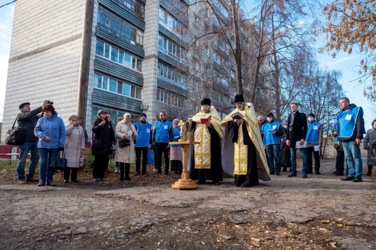 В Ульяновске совершили панихиду на месте массовых захоронений жертв политических репрессий. Видео