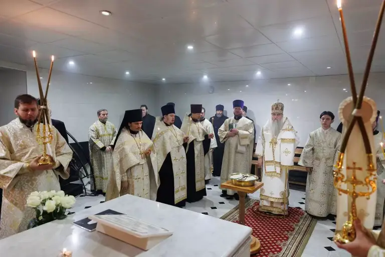 Панихида в Спасо-Вознесенском кафедральном соборе Ульяновска