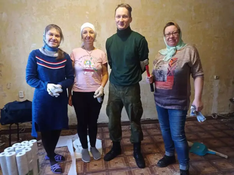 Симбирская православная молодежь и Симбирское общество милосердия помогли нуждающейся семье