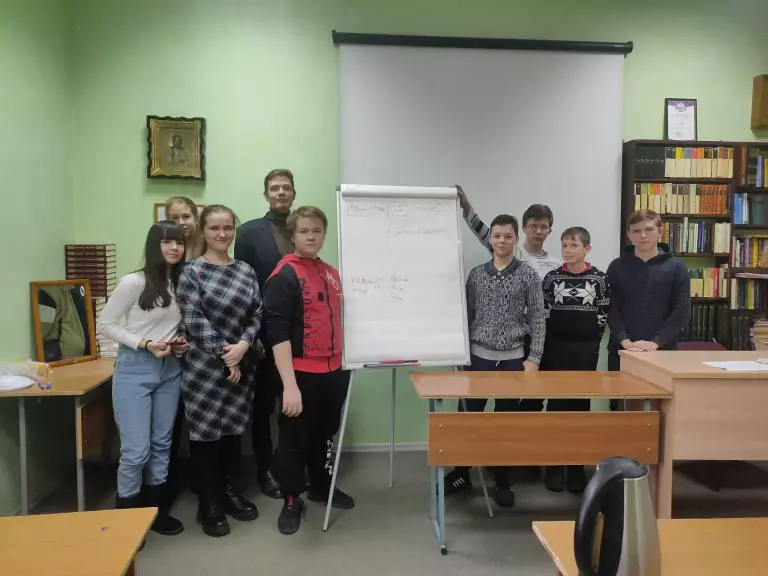 Прошла встреча православного подросткового клуба, посвященная теме: «Кибербезопасность»