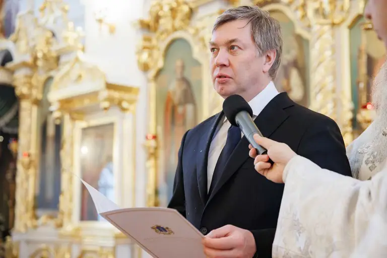 Губернатор Ульяновской области А.Ю. Русских поздравил Митрополита Лонгина, священнослужителей и прихожан храмов митрополии с Крещением Господним