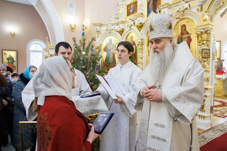 Божественная литургия в храме во имя Предтечи и Крестителя Господня Иоанна в Ульяновске