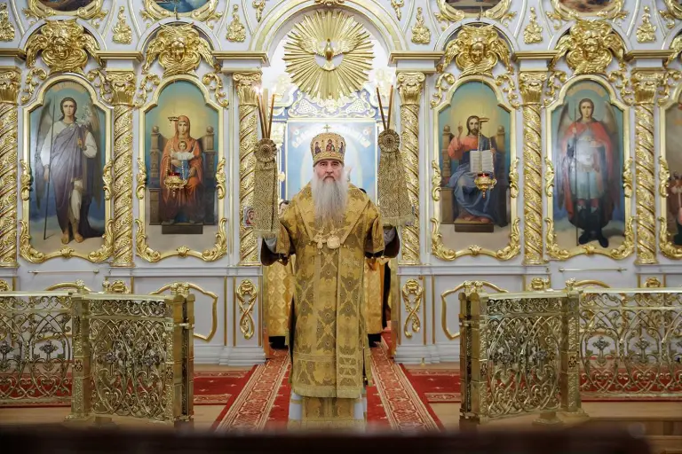 Всенощное бдение в Спасо-Вознесенском кафедральном соборе Ульяновска