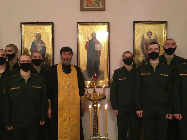 В учебном центре войск связи совершен молебен преподобному Сергию Радонежскому