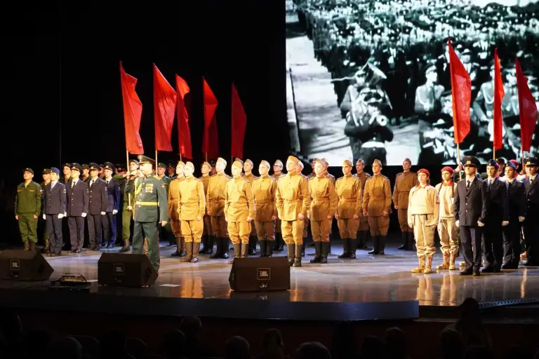 Священник принял участие в торжестве, посвященном Дню защитника Отечества