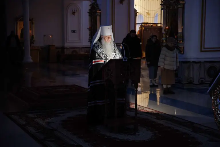 Уставное богослужение в Спасо-Вознесенском кафедральном соборе Ульяновска