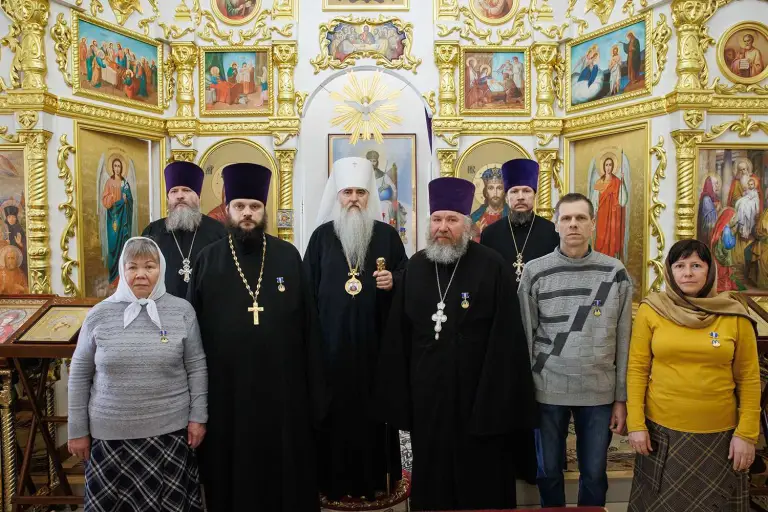 Божественная литургия в храме Сретения Господня в Ульяновске