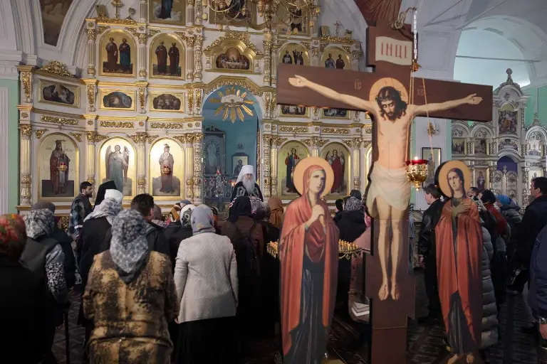 Пассия в Воскресенско-Германовском храме Ульяновска