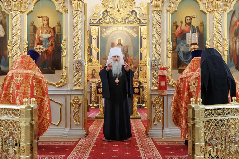 Всенощное бдение в Спасо-Вознесенском кафедральном соборе Ульяновска