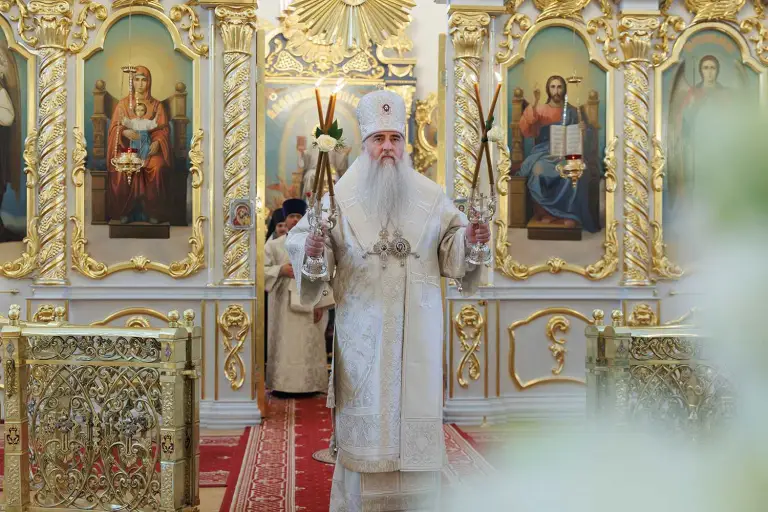 Всенощное бдение в Спасо-Вознесенском кафедральном соборе Ульяновска
