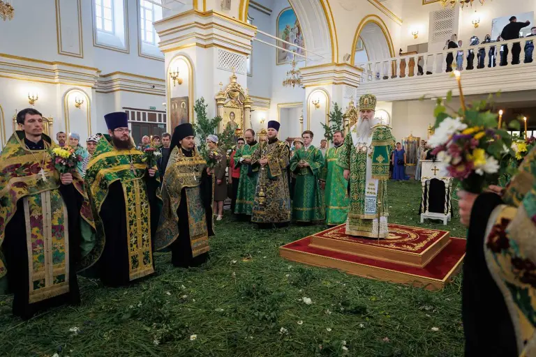 Всенощное бдение в Спасо-Вознесенском кафедральном соборе Ульяновска