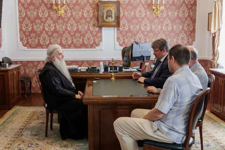 Митрополит Лонгин встретился с Андреем Алексахиным