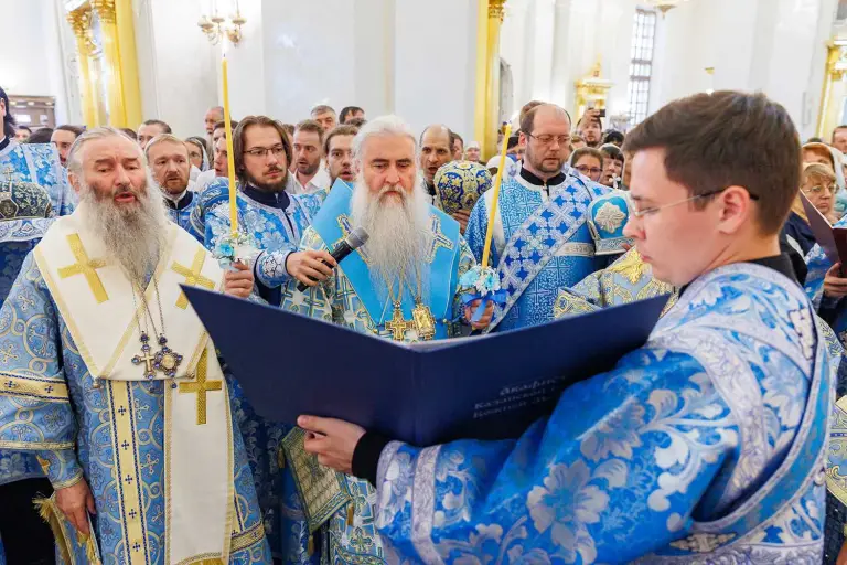 Всенощное бдение в Казанском кафедральном соборе г. Казани