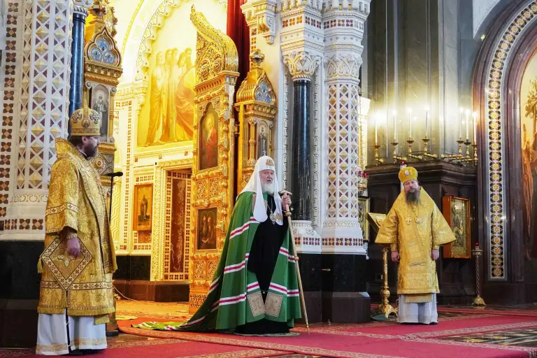 Слово Святейшего Патриарха Кирилла в Неделю 7-ю по Пятидесятнице после Литургии в Храме Христа Спасителя