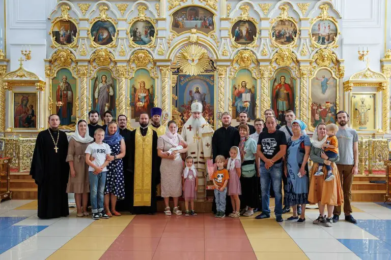 Крещение в Спасо-Вознесенском кафедральном соборе Ульяновска
