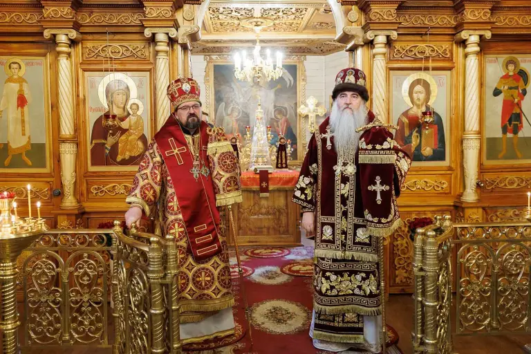 Божественная литургия в храме Благовещения Пресвятой Богородицы в Ульяновске