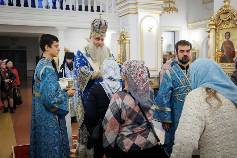 Всенощное бдение в Спасо-Вознесенском кафедральном соборе Ульяновска