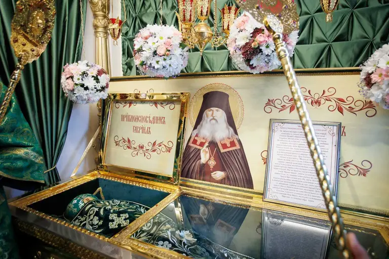 В день памяти преподобноисповедника Гавриила Мелекесского совершено соборное архиерейское богослужение