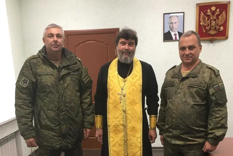 В областном военкомате совершен молебен